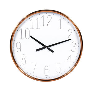 Zentique Iron industrial wall clock with MDF backing, slim 23.5" profile, quiet precision and vintage charm Bronze, White, Black PC105