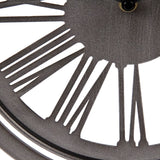 Table Clock Distressed Silver PC107 Zentique