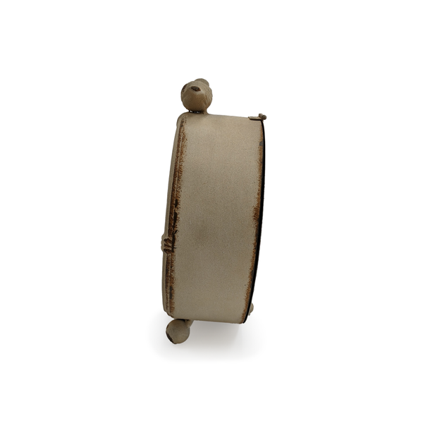 Distressed Off-White Table Clock Rustic Off-White PC112 Zentique