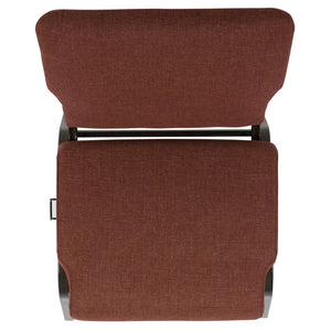 English Elm Advantage 20.5" Cinnamon Molded Foam Church Chair - Durable, Comfortable, Stackable Seating Solution PCCF-107