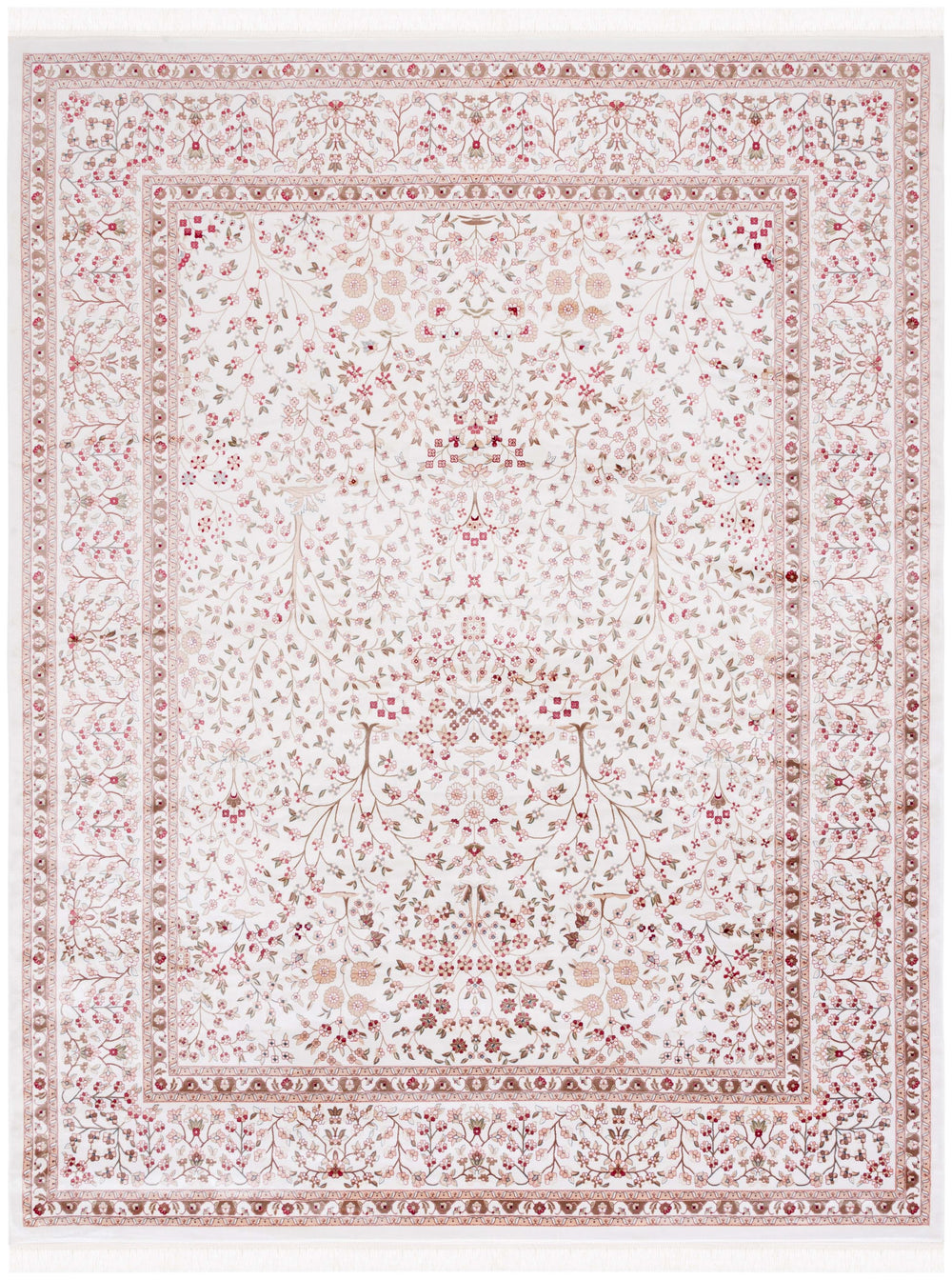 Safavieh Persian Classic Area Rug - Timeless Turkish Design For Elegant Living Spaces, Durable Bamboo Comfort Ivory ,Beige Bamboo Pcl458a-9