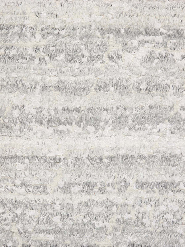 Pasargad Home Vogue Collection Hand-knotted Silver Wool Area Rug - Luxurious Contemporary Style Decor   Pdr-1 6x9