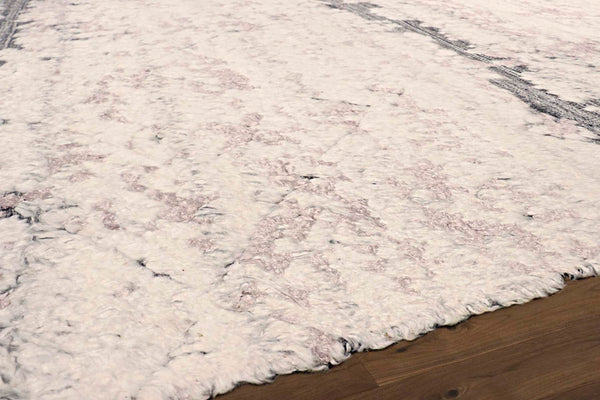 Pasargad Home Vogue Collection Hand-knotted Silver Wool Area Rug - Luxurious Contemporary Style Decor   Pdr-3 8x10