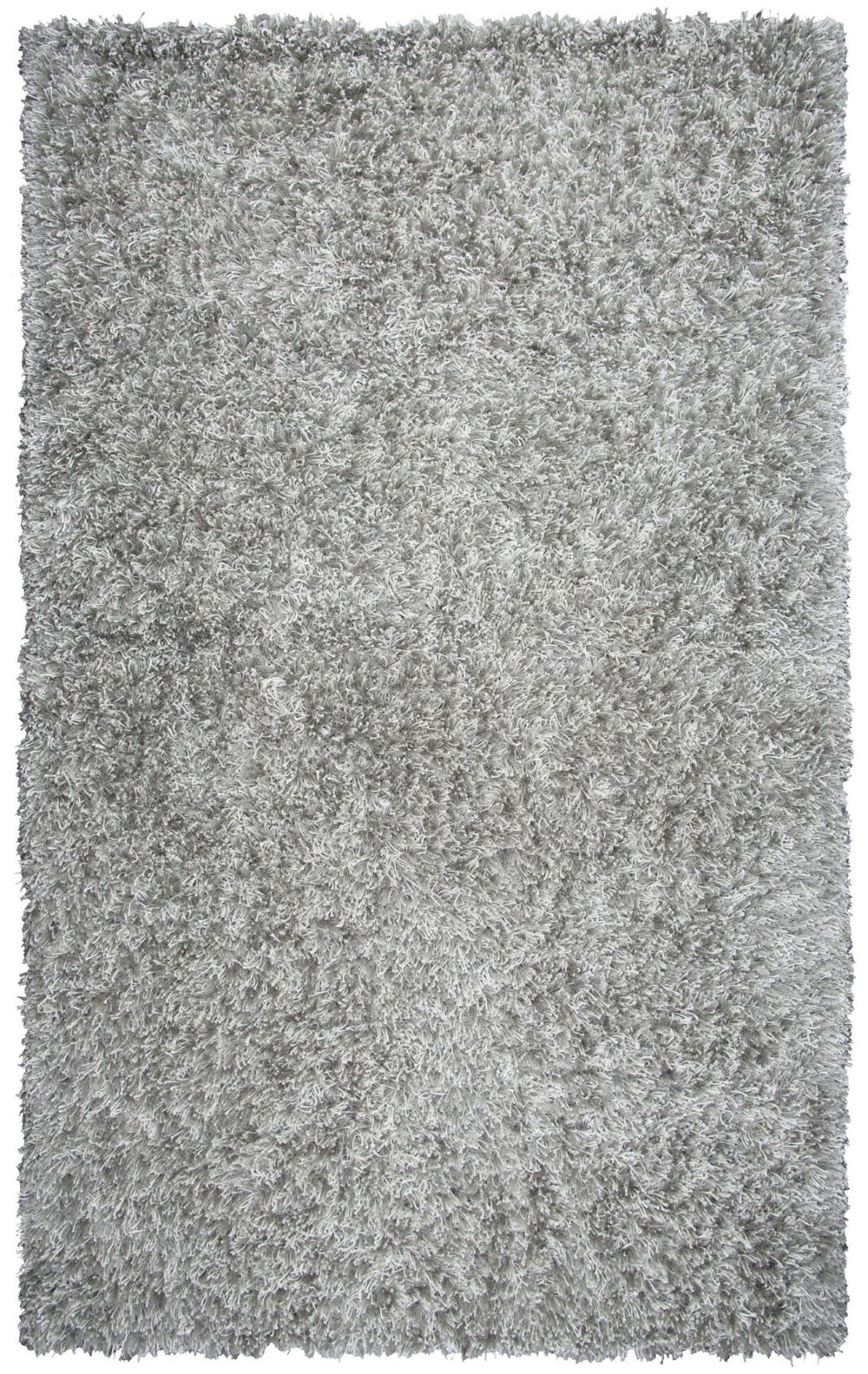 Alora Decor Pearl Hand-Tufted Shag Rug In Pearlized Gray — Deep Plush Polyester/Lurex Pile, Luxe Softness 3'6" x 5'6" PEAPE100000463656