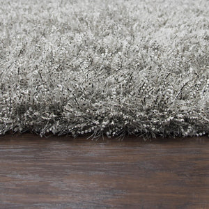 Alora Decor Pearl Hand-Tufted Shag Rug In Pearl Gray With Lurex Sheen — Plush High-Pile Luxury For Living Areas 5' x 7'6" PEAPE100100330576