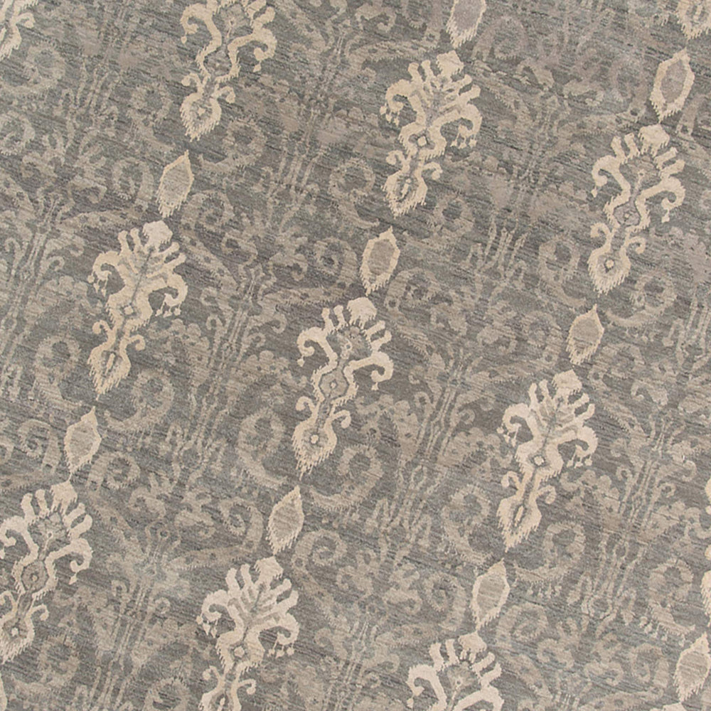 AMER Rugs Pearl Hand-knotted Wool Silk Persian Motif Area Rug for Living Room or Bedroom PEA10810