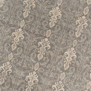Pearl Hand-knotted Wool Silk Persian Motif Area Rug for Living Room or Bedroom