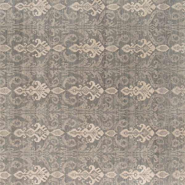 Pearl Hand-knotted Wool Silk Persian Motif Area Rug for Living Room or Bedroom