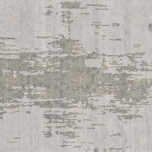 Pearl Hand-knotted Wool Silk Persian Motif Area Rug Soft Pile Living Room Accent