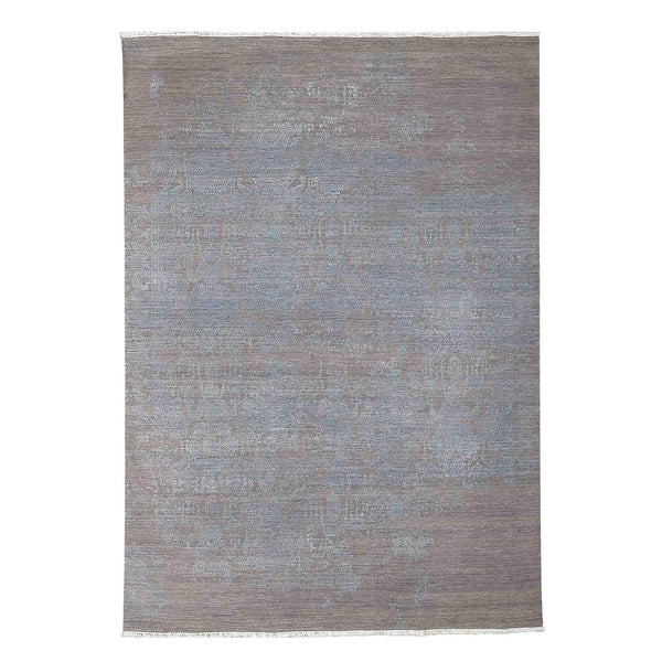 AMER Rugs Pearl Hand-knotted Wool Silk Persian Motif Area Rug for Elegant Living Spaces PEA60810