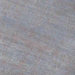 Pearl Hand-knotted Wool Silk Persian Motif Area Rug for Elegant Living Spaces