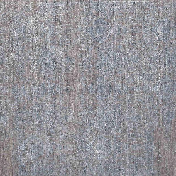 Pearl Hand-knotted Wool Silk Persian Motif Area Rug for Elegant Living Spaces
