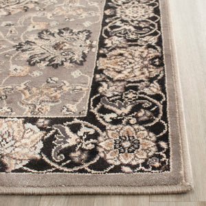 Safavieh Persian Garden 608d Luxurious Power Loomed Area Rug - Elegant Floral Design For Timeless Decor Grey ,Black 100% Viscose Peg608p-4