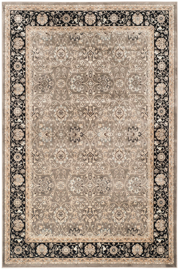 Safavieh Persian Garden 608d Luxurious Power Loomed Area Rug - Elegant Floral Design For Timeless Decor Grey ,Black 100% Viscose Peg608p-4