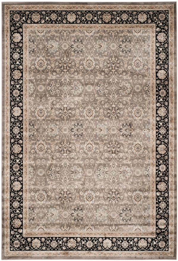Safavieh Persian Garden 608d Luxurious Power Loomed Area Rug - Elegant Floral Design For Timeless Decor Grey ,Black 100% Viscose Peg608p-4