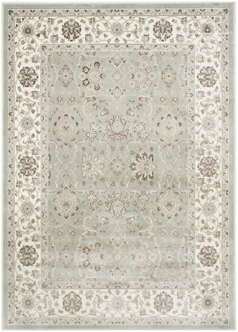 Safavieh Persian Garden 608q Silver/Cream Area Rug - Luxurious 4' X 5'-3" Rectangle For Timeless Elegance Silver ,Cream 100% Viscose Peg608q-4