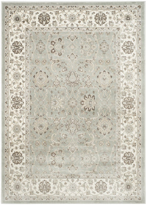 Safavieh Persian Garden 608q Silver/Cream Area Rug - Luxurious 4' X 5'-3" Rectangle For Timeless Elegance Silver ,Cream 100% Viscose Peg608q-4
