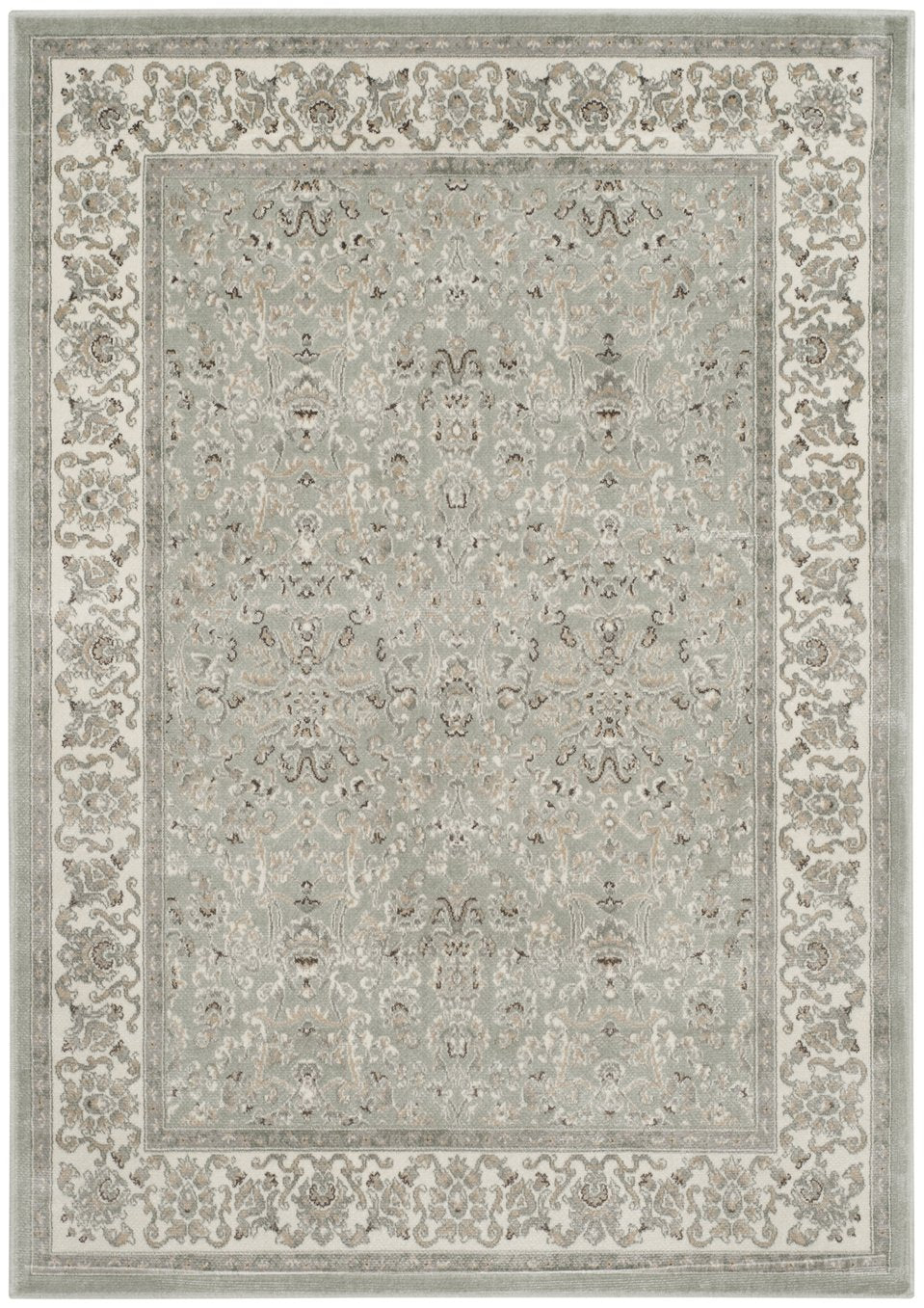 Safavieh Persian Garden 613w Small Rectangle Area Rug - Silver Ivory Elegance For Modern Home Décor Silver ,Ivory 100% Viscose Peg613w-4