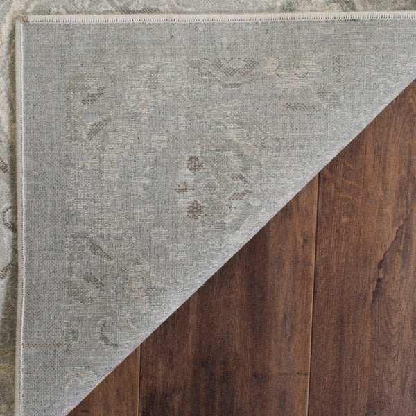 Safavieh Persian Garden Area Rug - Luxurious Viscose Design With Timeless Floral Patterns For Elegant Spaces Silver ,Beige 100% Viscose Peg614q-4