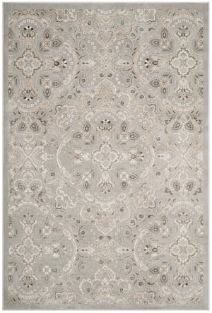 Safavieh Persian Garden Area Rug - Luxurious Viscose Design With Timeless Floral Patterns For Elegant Spaces Silver ,Beige 100% Viscose Peg614q-4