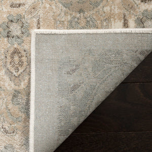 Safavieh Persian Garden Area Rug - Luxurious Viscose Design With Timeless Floral Patterns For Elegant Spaces Cream ,Silver 100% Viscose Peg614w-4