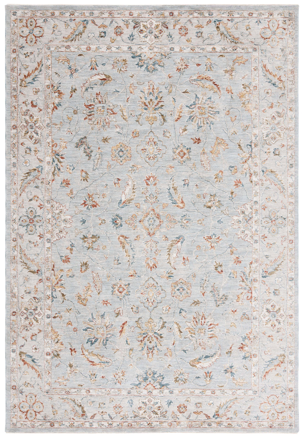 Safavieh Persian Traditional Style Area Rug - Elegant Blue And Grey Design For Timeless Home Décor Blue ,Grey Polyester Per205m-9