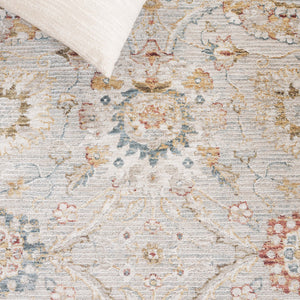 Safavieh Persian Area Rug – Elegant Floral Design In Sophisticated Grey And Blue For Timeless Home Decor Grey ,Blue Polyester Per210f-9