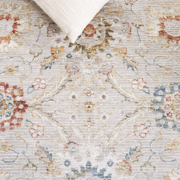 Safavieh Persian Area Rug – Elegant Floral Design In Sophisticated Grey And Blue For Timeless Home Decor Grey ,Gold Rust Polyester Per210g-9