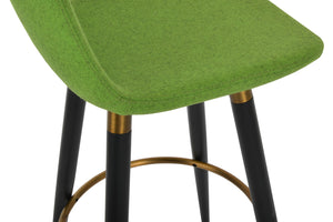 Soho Concept Pera Ana Barstools & Counterstools - Elegant Camira Wool Fabric, 10-year Guarantee, Stylish Design Black  Soho-concept-dining-chair-07022