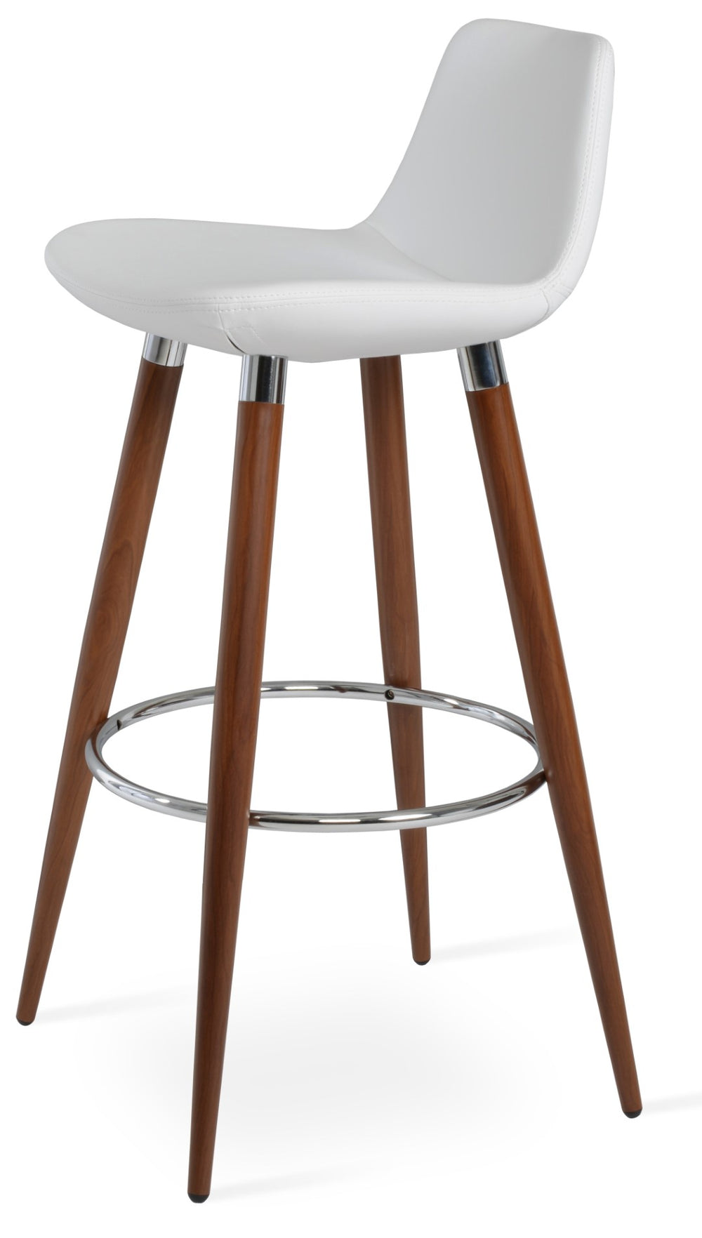 Soho Concept Pera Ana Barstools & Counterstools – Modern Leatherette Design With Durable Metal Base & 2-year Guarantee Black,Gold,Light Grey  Soho-concept-dining-chair-09177