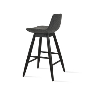 Soho Concept Pera Stylish Swivel Barstools & Counterstools - Durable Wool Fabric, 10-year Guarantee, Dark Grey Dark Grey  Soho-concept-dining-chair-07025