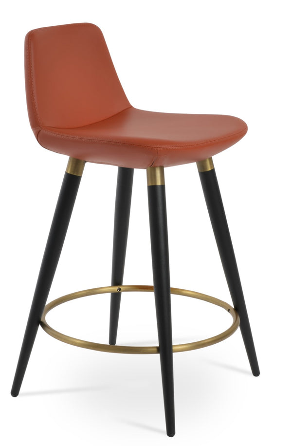 Soho Concept Pera Ana Barstools & Counterstools - Stylish Upholstered Seats With 10-year Guarantee, Made In Turkey! Black,Gold  Soho-concept-dining-chair-09362