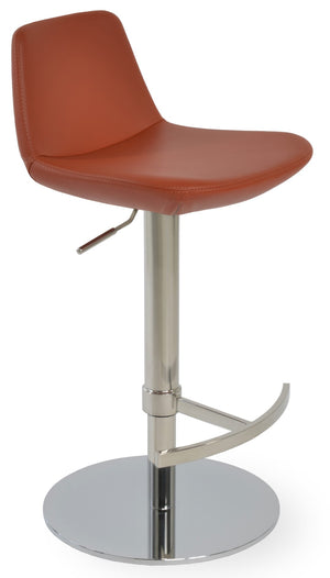 Soho Concept Pera Adjustable Barstools & Counterstools - Luxurious Fabrics, Chrome Base, 10-year Guarantee, Stylish!   Soho-concept-dining-chair-09361