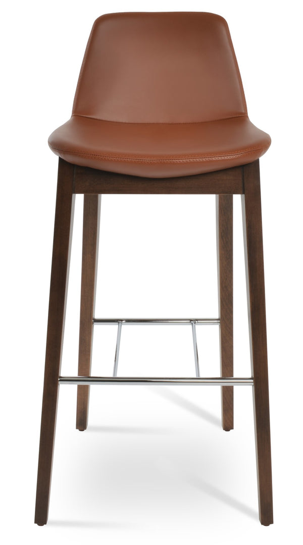 Soho Concept Pera Barstools & Counterstools - Premium Upholstery, Solid Wood, Stylish Finishes & 10-year Guarantee Walnut  Soho-concept-dining-chair-07047
