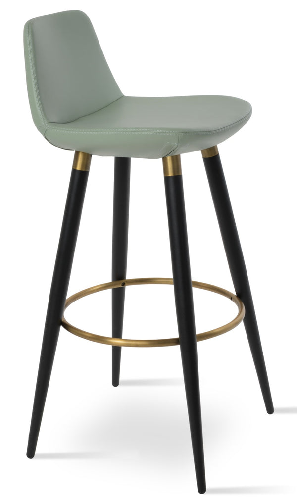 Soho Concept Pera Ana Barstools & Counterstools - Stylish Upholstered Seats With 10-year Guarantee, Made In Turkey! Black,Gold  Soho-concept-dining-chair-07048