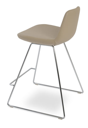 Soho Concept Pera Modern Barstools & Counterstools - Stylish Fabric Options, 10-year Guarantee, Made In Turkey Chrome  Soho-concept-dining-chair-09378