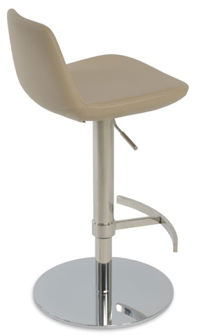 Soho Concept Pera Adjustable Barstools & Counterstools - Luxurious Fabrics, Chrome Base, 10-year Guarantee, Stylish!   Soho-concept-dining-chair-09373