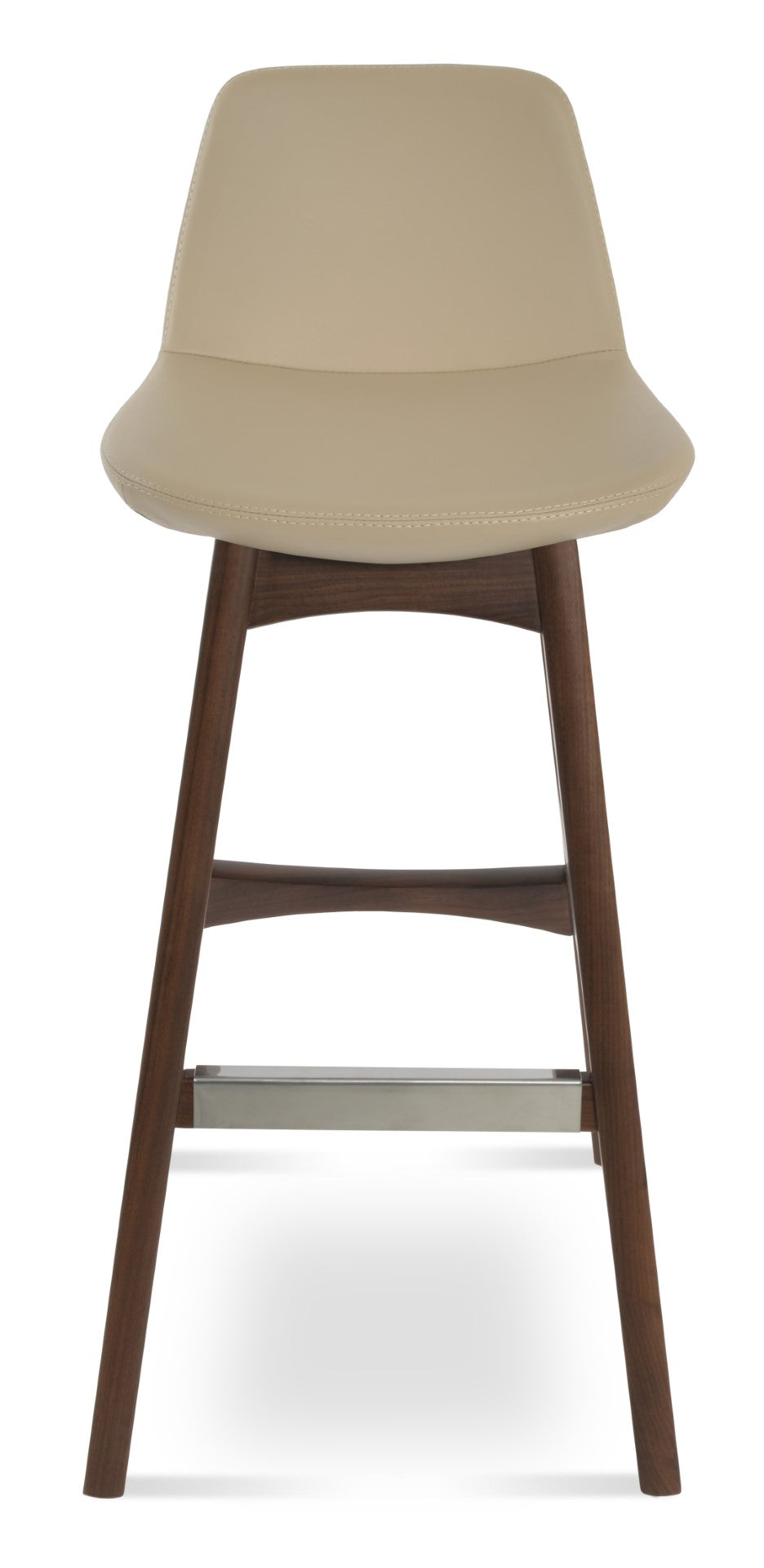 Soho Concept Pera Wood Barstools & Counterstools – Elegant Upholstery, Solid Construction, 10-year Guarantee Options Walnut  Soho-concept-dining-chair-09374