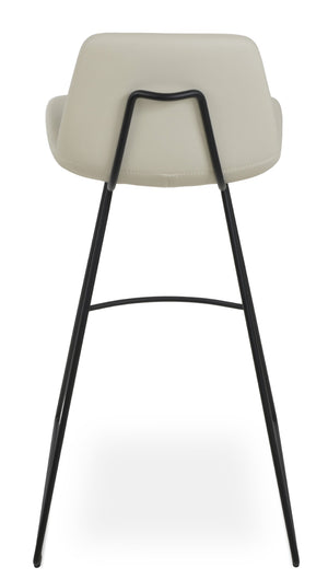 Soho Concept Pera Modern Barstools & Counterstools - Stylish Fabric Options, 10-year Guarantee, Made In Turkey Black,Cream  Soho-concept-dining-chair-07032