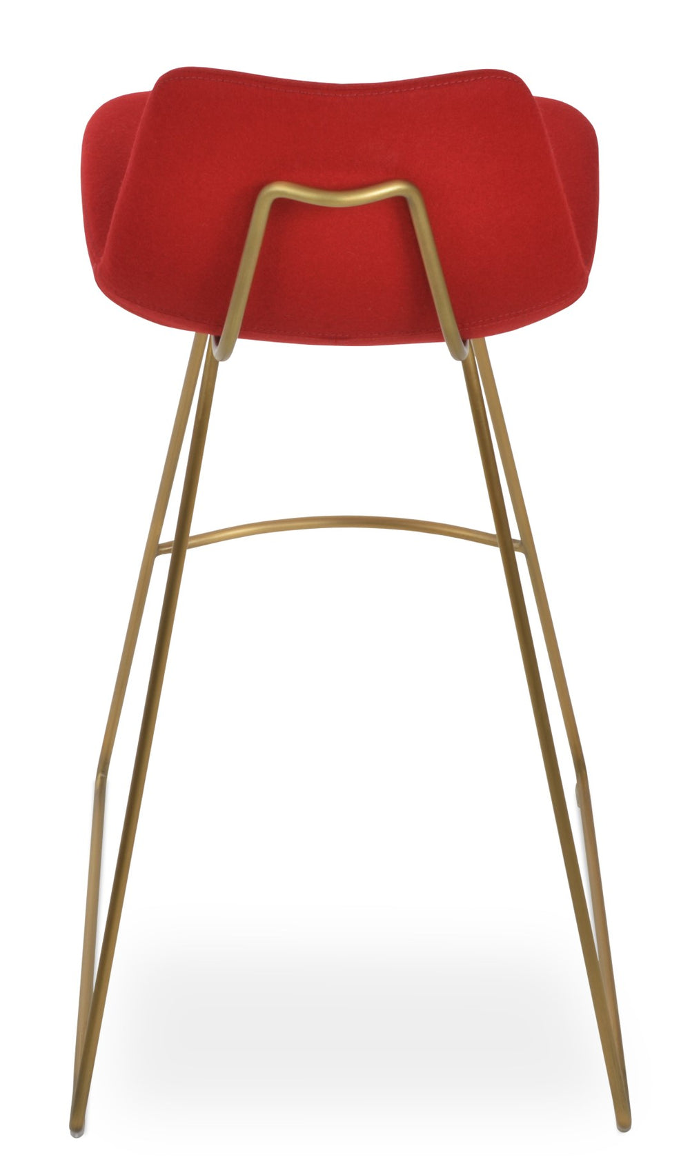 Soho Concept Pera Stylish Barstools & Counterstools With Premium Camira Wool, 10-year Guarantee, Sleek Design Black,Orange  Soho-concept-dining-chair-09335