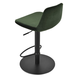 Soho Concept Pera Piston Barstools & Counterstools - Luxurious Upholstery, Adjustable Heights, 10-year Guarantee Black,Green  Soho-concept-dining-chair-07349