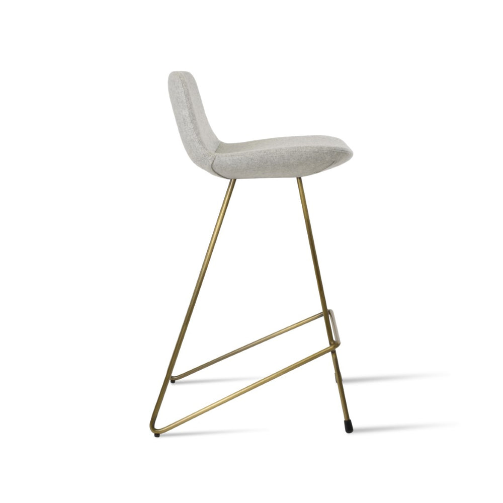 Soho Concept Pera Cat Barstools & Counterstools - Stylish Wool Upholstery, Durable Base, 10-year Guarantee! Bronze,Silver  Soho-concept-dining-chair-09395