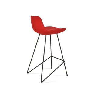 Soho Concept Pera Cat Barstools & Counterstools - Stylish Wool Upholstery, Durable Base, 10-year Guarantee! Black,Red  Soho-concept-dining-chair-09393
