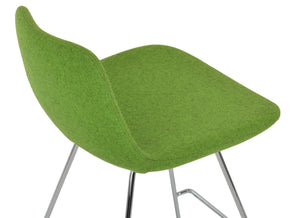 Soho Concept Pera Wire Barstools & Counterstools In Dark Grey Camira Blazer Wool – 10-year Guarantee & Options!   Soho-concept-dining-chair-09416