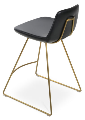 Soho Concept Pera Modern Barstools & Counterstools - Stylish Fabric Options, 10-year Guarantee, Made In Turkey Brass,Gold,Black  Soho-concept-dining-chair-09401