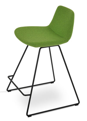 Soho Concept Pera Wire Barstools & Counterstools In Dark Grey Camira Blazer Wool – 10-year Guarantee & Options! Black  Soho-concept-dining-chair-09405