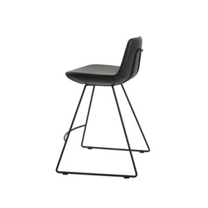 Soho Concept Pera Modern Barstools & Counterstools - Stylish Fabric Options, 10-year Guarantee, Made In Turkey Black  Soho-concept-dining-chair-07066