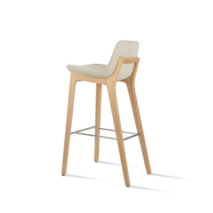 Soho Concept Pera Barstools & Counterstools - Premium Upholstery, Solid Wood, Stylish Finishes & 10-year Guarantee Ash,Natural,Chrome,White  Soho-concept-dining-chair-07072