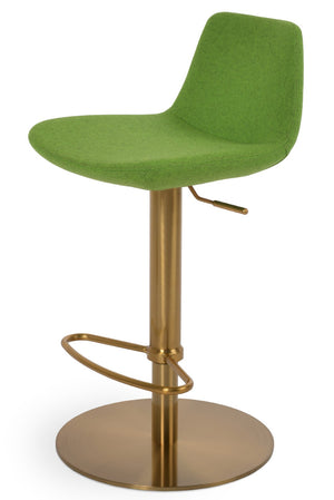 Soho Concept Pera Adjustable Barstools & Counterstools In Camira Blazer Wool With 10-year Guarantee & Style Gold  Soho-concept-dining-chair-09530