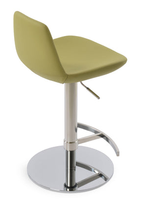 Soho Concept Pera Piston Adjustable Barstools & Counterstools - Sleek Metal Design, 2-year Guarantee, In Stock! Green  Soho-concept-dining-chair-09520